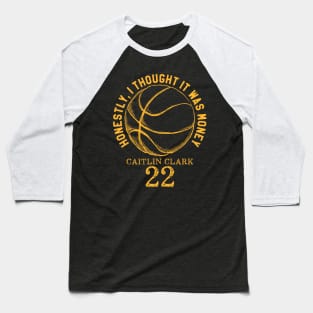 caitlin clark 22 Baseball T-Shirt